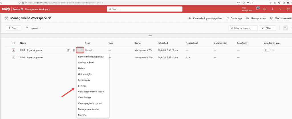 bad example no history in powerbi service 1