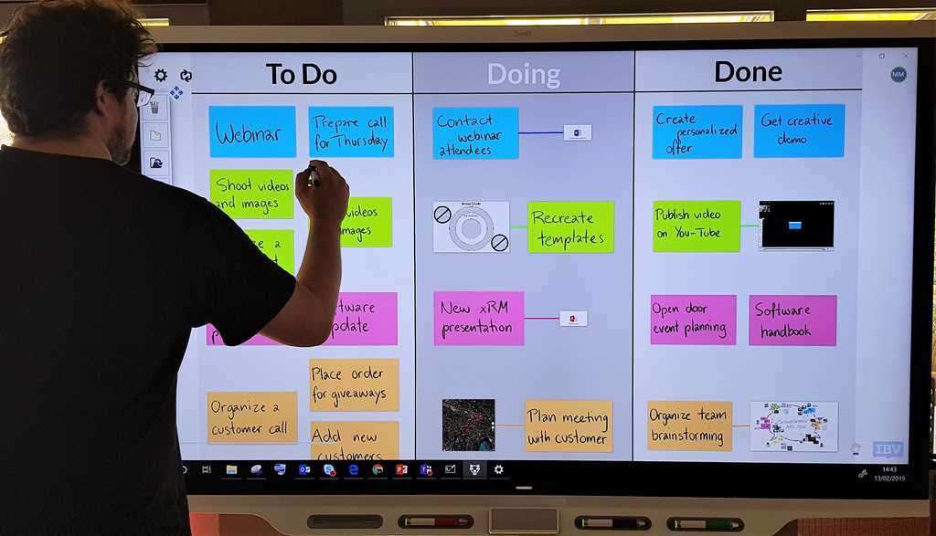 Kanban on Screen