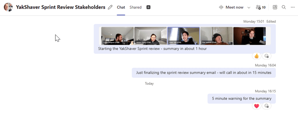sprint review stakeholders