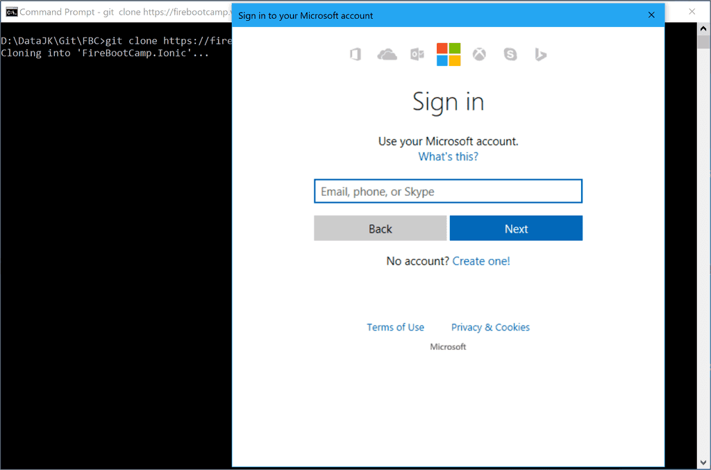 git credentials personal access token