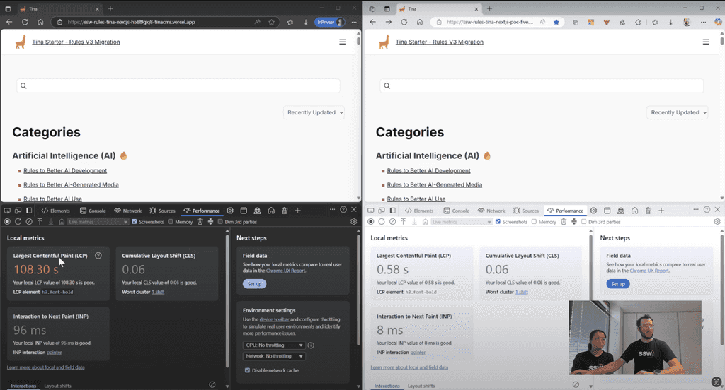 chrome perf tools