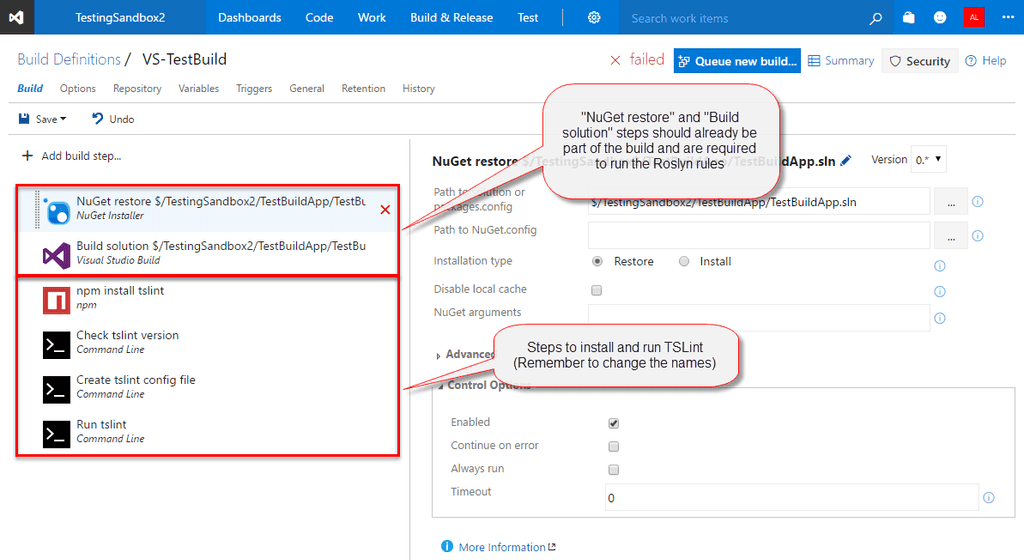 VSO BuildDefinition V3