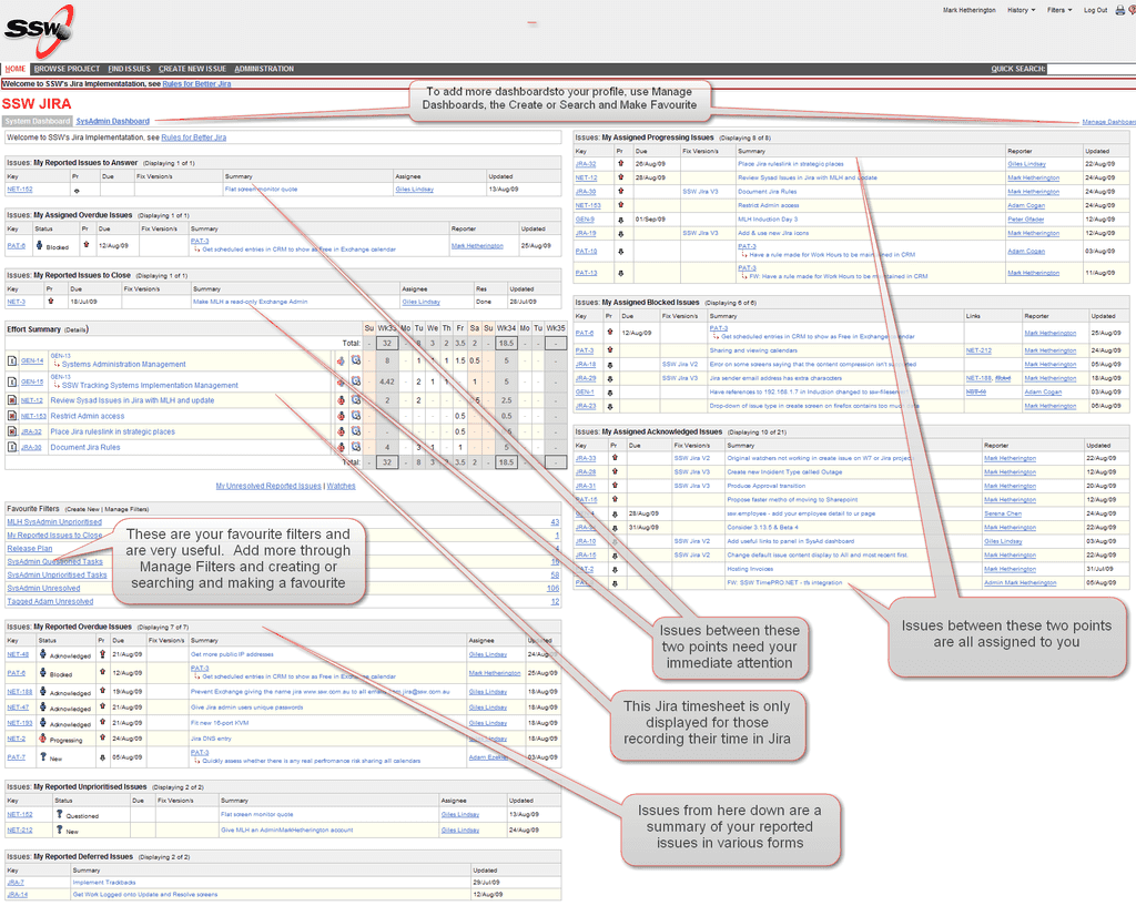 SystemDashboardExample