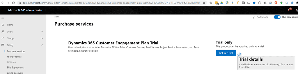 dynamics 365 cusomer engagement plan triel