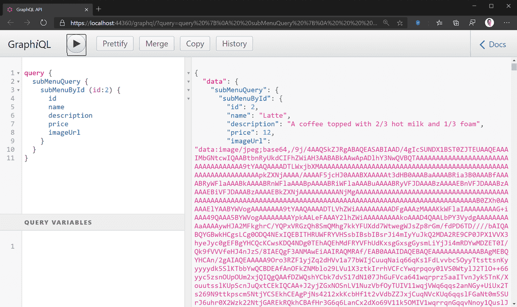 graphql image base64