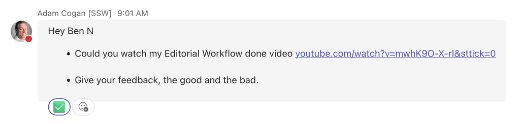 meaningful chat good example